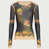 The Beige “Fleurs Petit Grand” Top