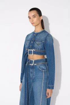 The Belted Denim Jacket