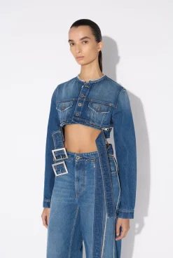 The Belted Denim Jacket