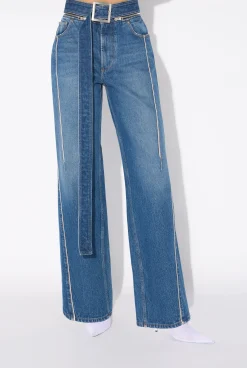 The Belted Denim Jeans