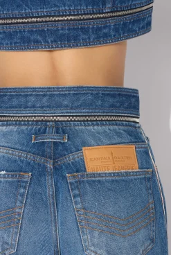 The Belted Denim Jeans