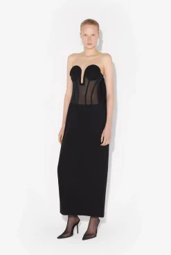 The Bi-Material Corset Dress