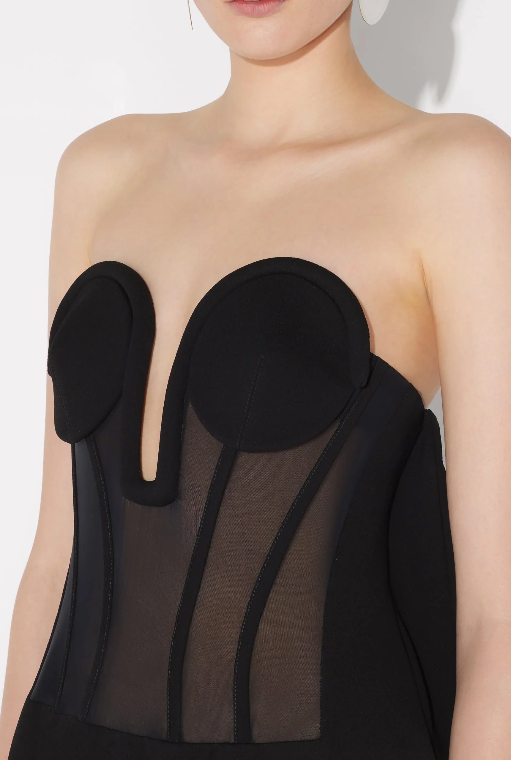 The Bi-Material Corset Dress