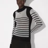 The Bi-Material Marinière Sweater