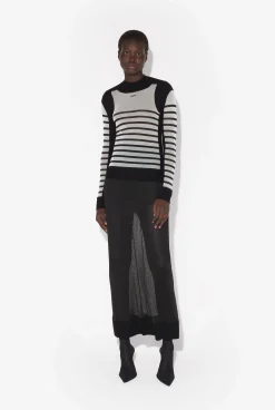 The Bi-Material Marinière Sweater