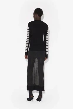 The Bi-Material Marinière Sweater