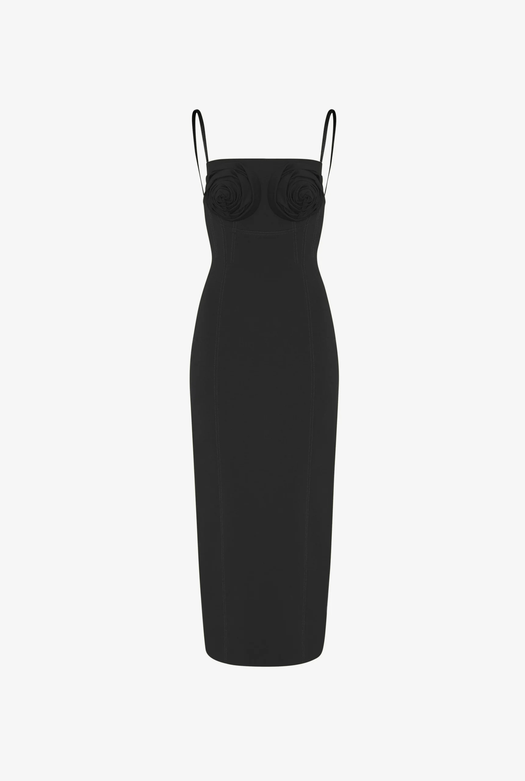 The Black Conical Bra Cup Dress