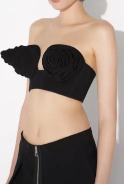 The Black Conical Cup Bra