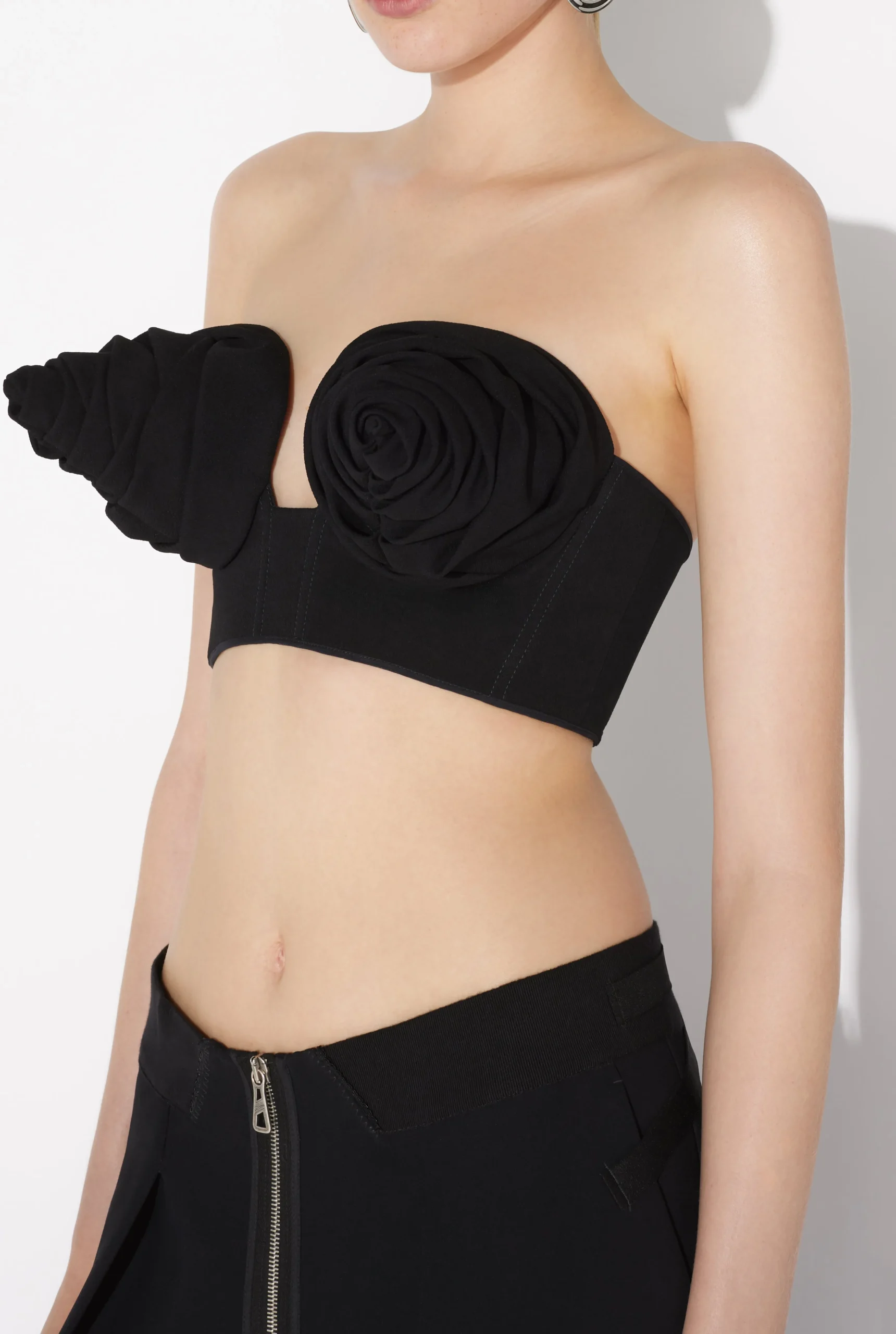 The Black Conical Cup Bra
