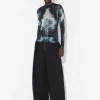 The Black Squeletor Top