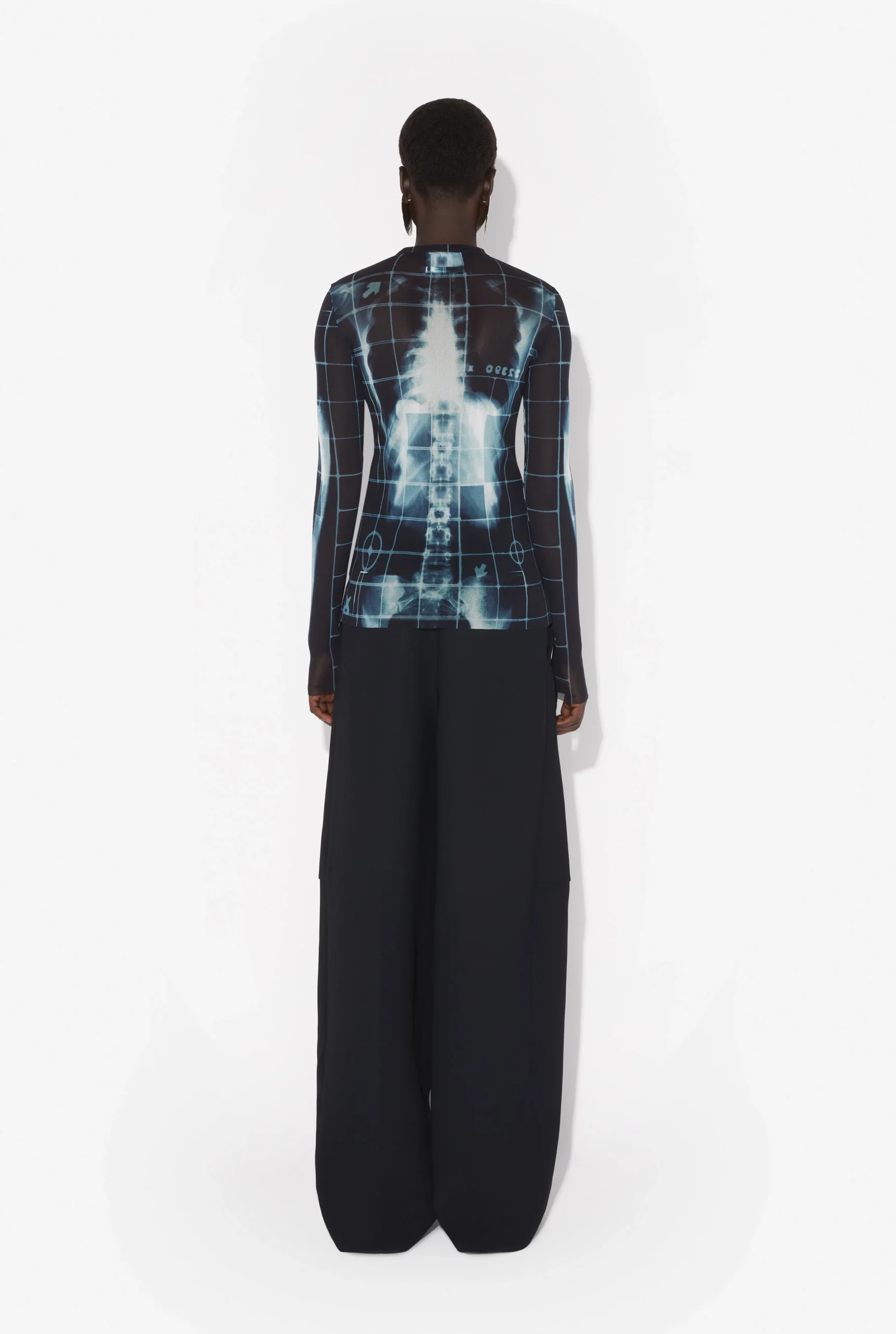 The Black Squeletor Top
