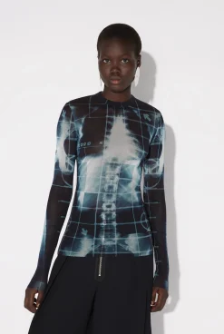 The Black Squeletor Top