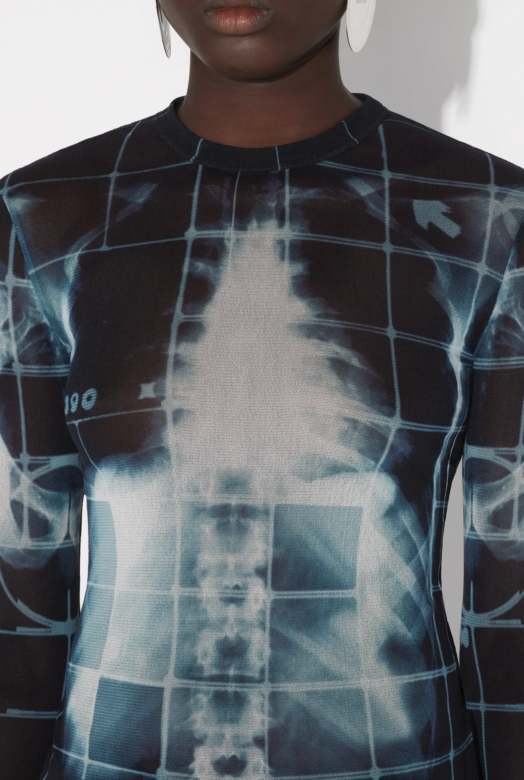 The Black Squeletor Top