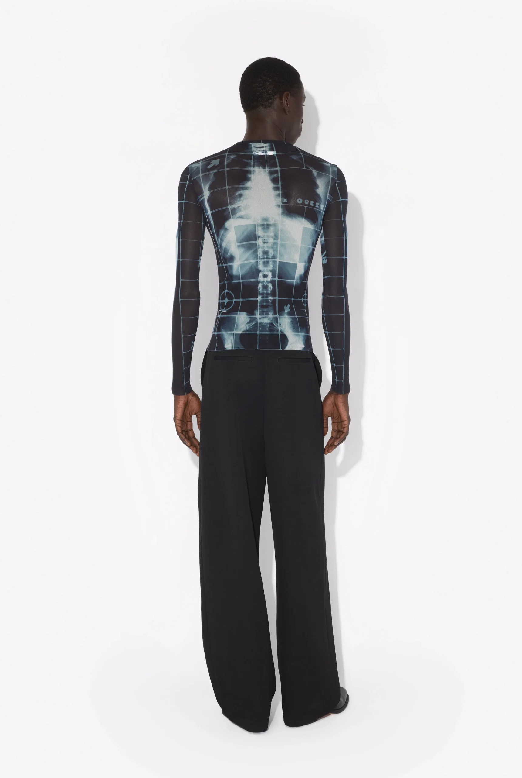 The Black Squeletor Top