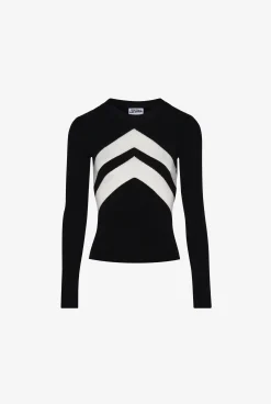 The Black Top with Chevrons