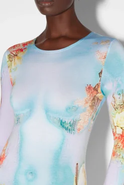 The Blue Body Flower Dress