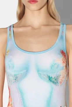 The Blue Body Flower Tank Top