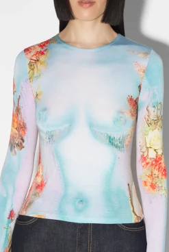 The Blue Body Flower Top