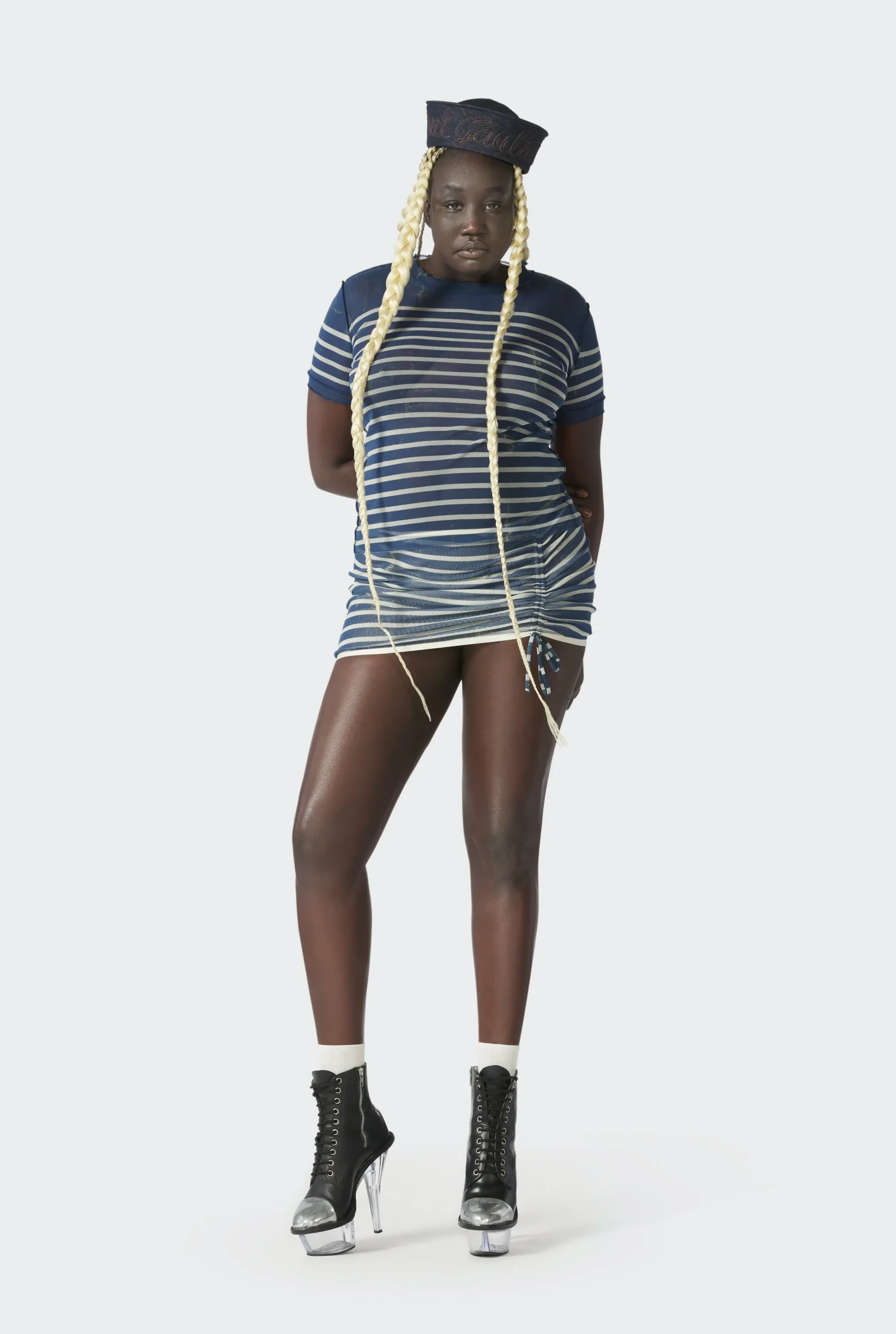 The Blue “Crackling” Sailor Top