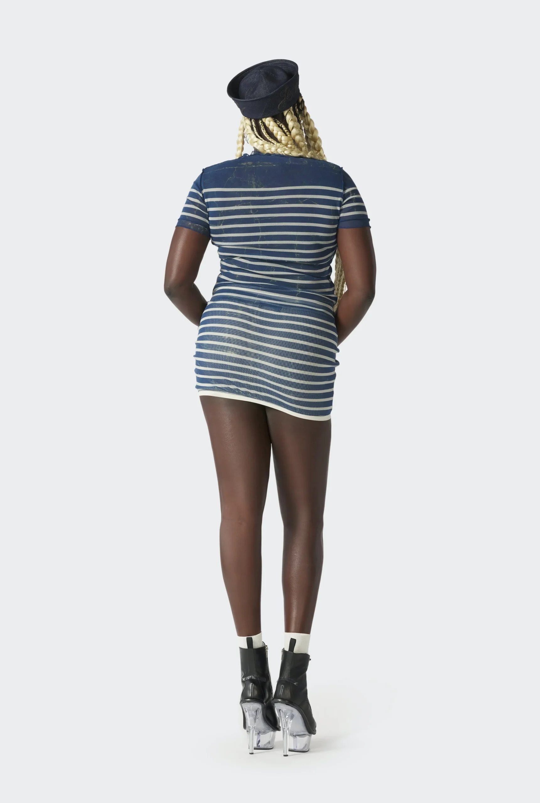 The Blue “Crackling” Sailor Top