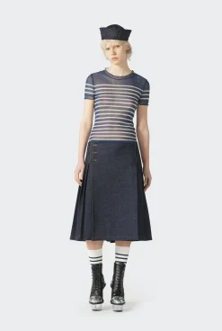 The Blue “Crackling” Sailor Top