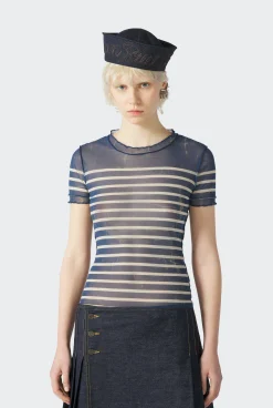 The Blue “Crackling” Sailor Top