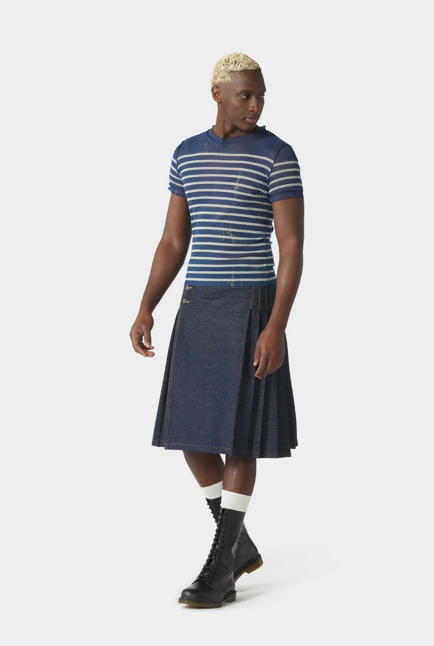 The Blue “Crackling” Sailor Top