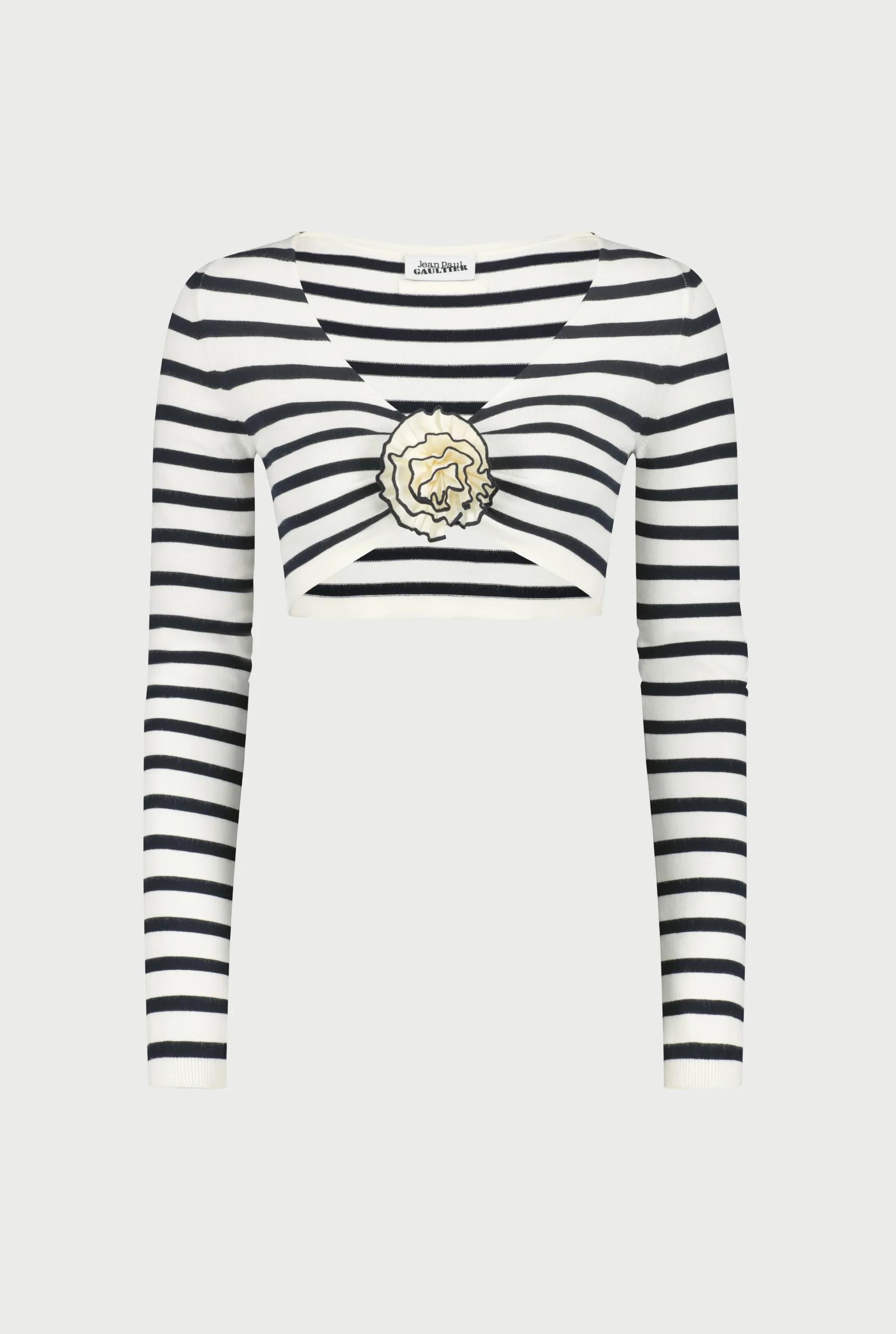 The Blue Flower Sailor Crop Top