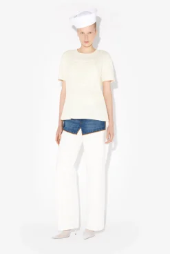 The Ecru Oversized JPG T-Shirt