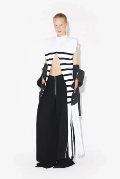 The Fringed Marinière Top
