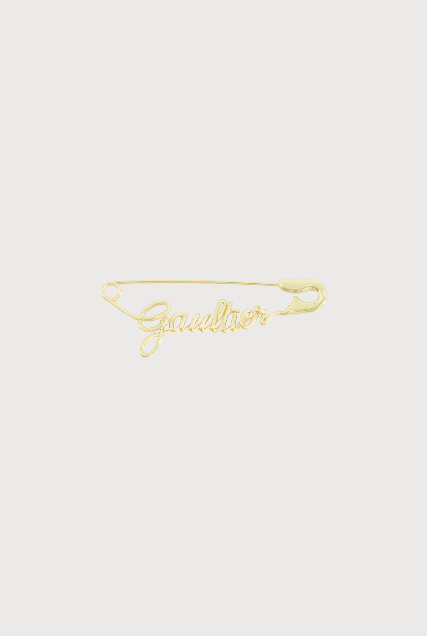 The Gold-Tone Gaultier Safety Pin Earring