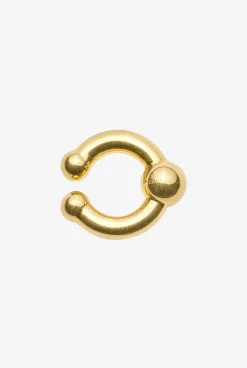 The Gold-Tone Piercing Ear Cuff