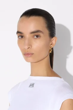 The Gold-Tone Piercing Earrings