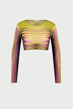 The Green Body Morphing Crop Top