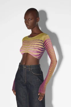 The Green Body Morphing Crop Top