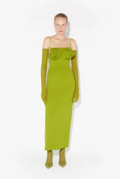 The Green Conical Bra Cup Dress