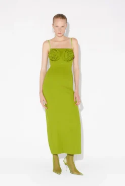 The Green Conical Bra Cup Dress