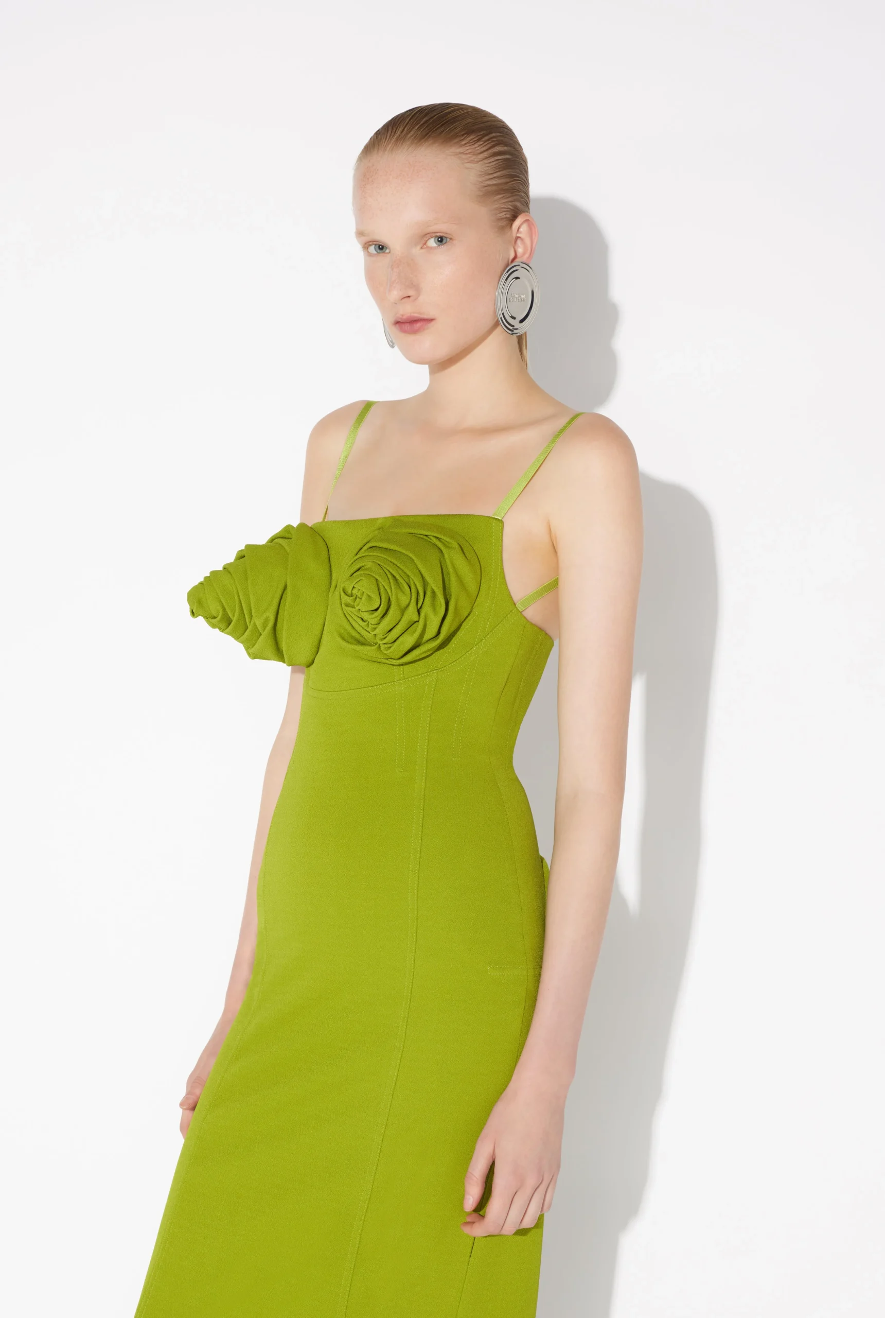 The Green Conical Bra Cup Dress