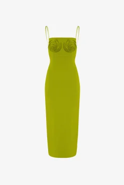 The Green Conical Bra Cup Dress