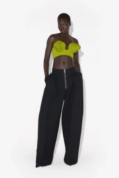 The Green Conical Cup Bra