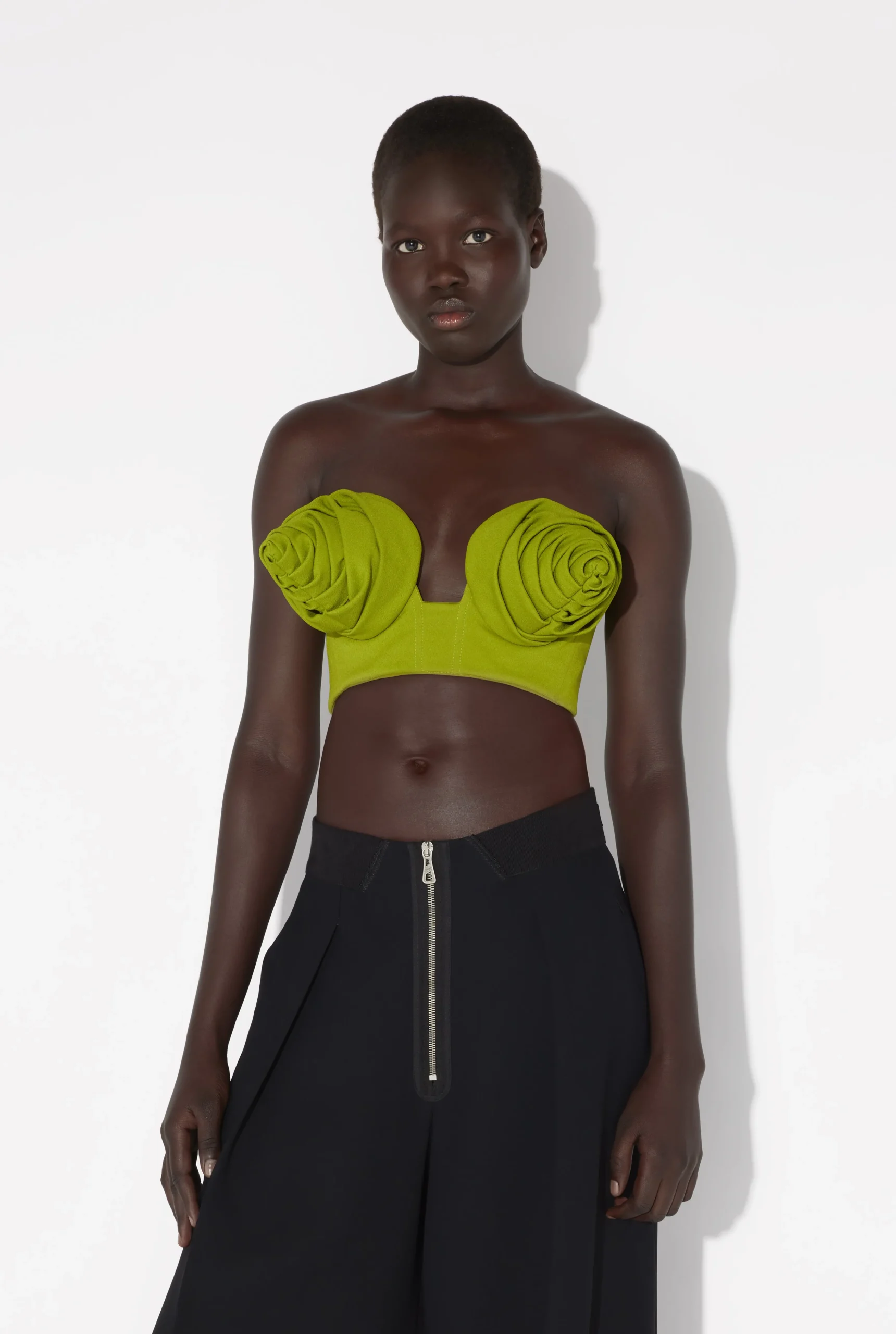 The Green Conical Cup Bra