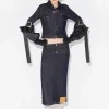 The Inverted Denim Skirt