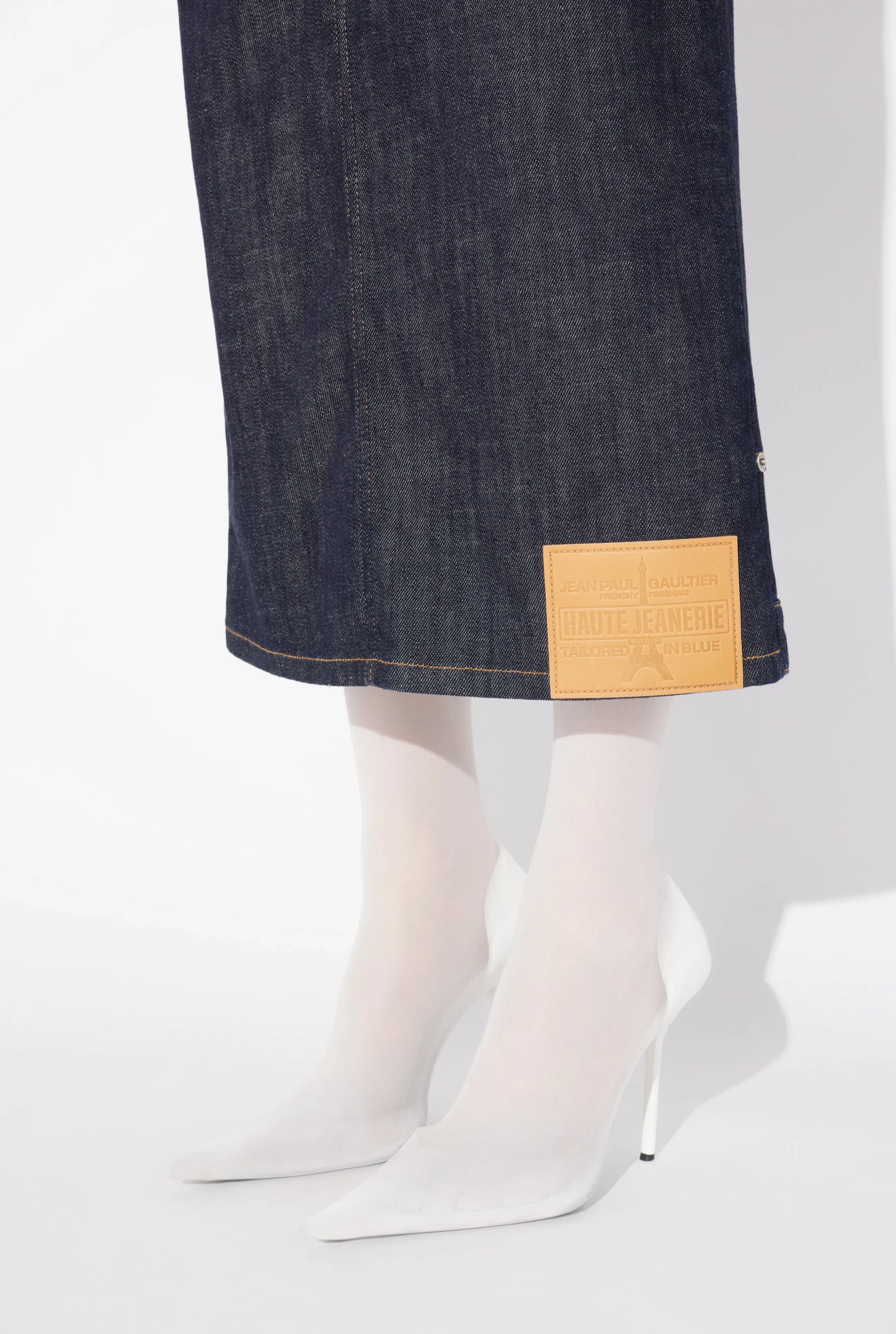 The Inverted Denim Skirt