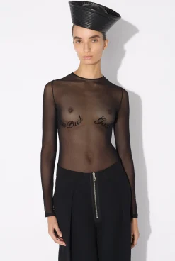The Jean Paul Gaultier Flocked Top