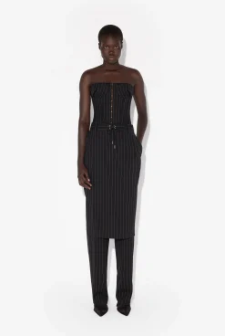 The Lace-Up Suit Pant Skirt