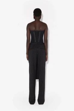 The Lace-Up Suit Pant Skirt
