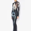 The Long Black Squeletor Dress