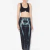 The Long Black Squeletor Skirt