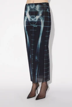The Long Black Squeletor Skirt