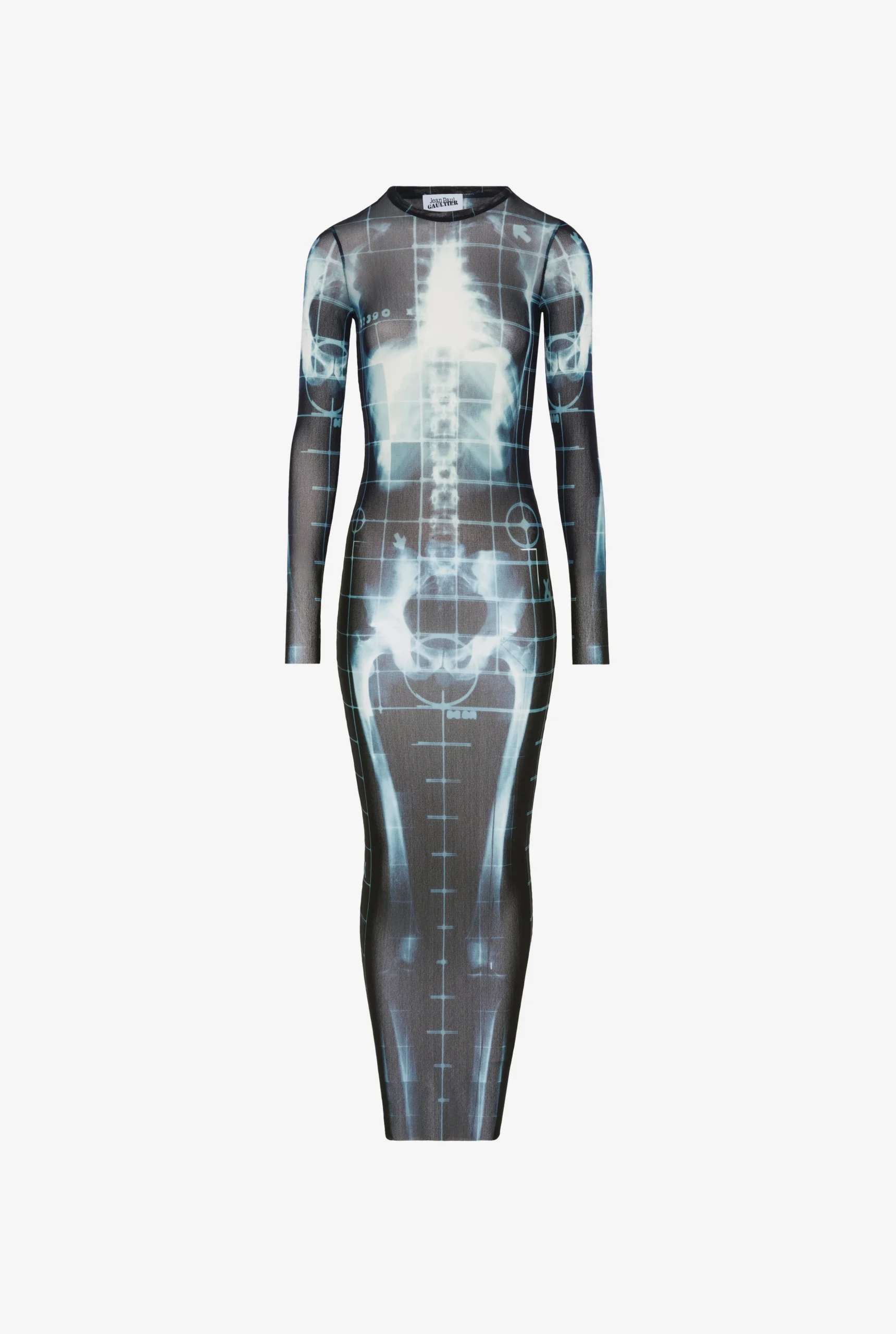 The Long Black Squeletor Dress